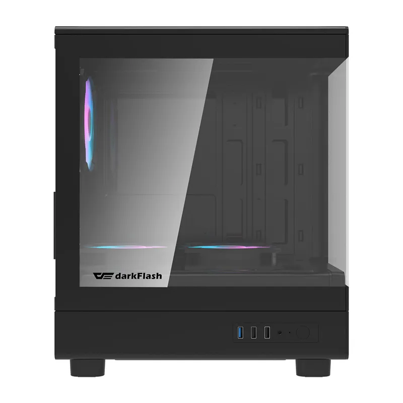 Darkflash DB330M Computer Case + 3 Fans (Black)